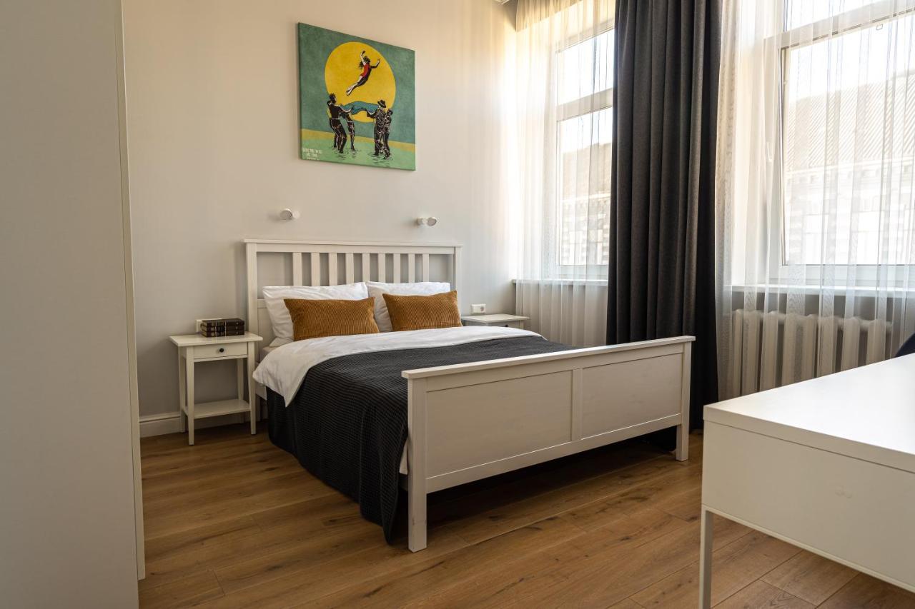 Beautiful Apartment In The Heart Of Kaunas Luaran gambar